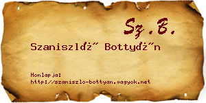 Szaniszló Bottyán névjegykártya